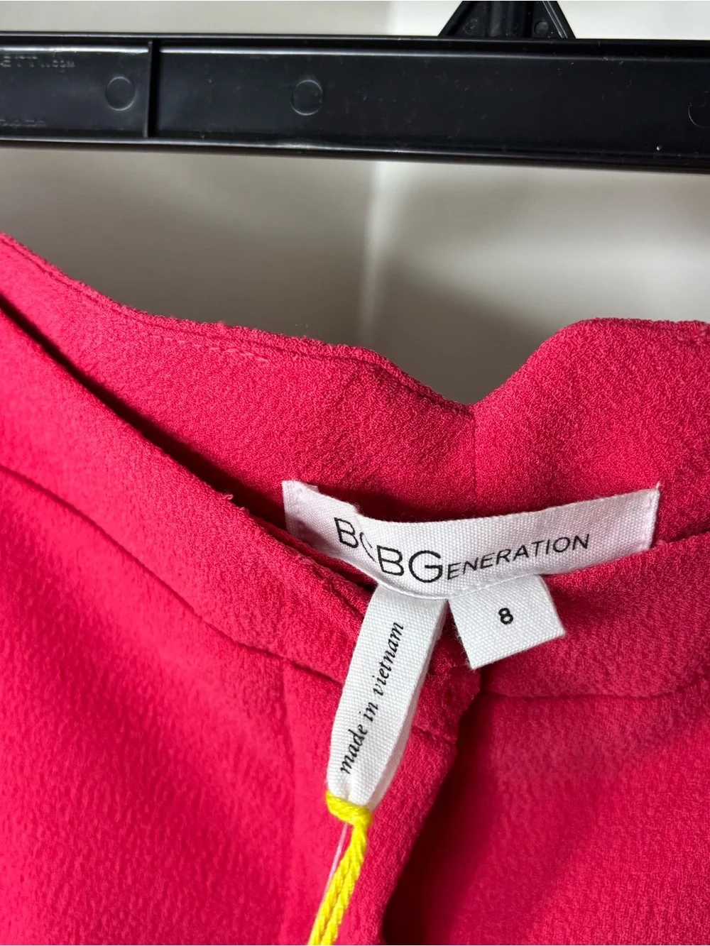 BCBGeneragion Women's Hot Pink Ponte Knit Pull-On Pants Size 8